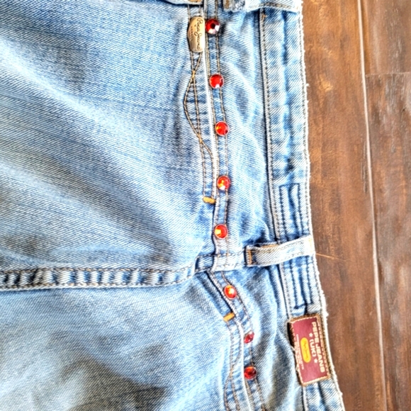 Pepe Jeans Denim - Vintage Pepe Jeans 👖 Red Rhinestone
